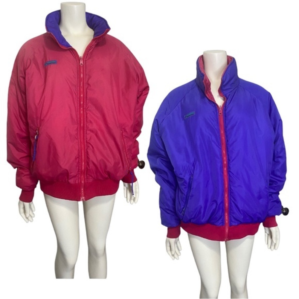 SALE ❤️ Vintage Columbia 90's Purple Pink Reversible Ski Jacket - Men's XL